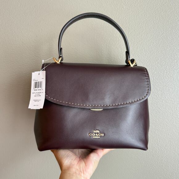 Coach Emory Top Handle Bag CCE54 smooth leather/Espresso - Picture 1 of 13